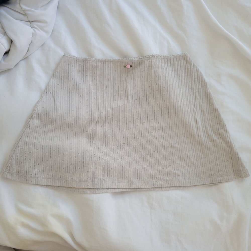 Paloma Wool organic cotton Gray Mini Skirt S